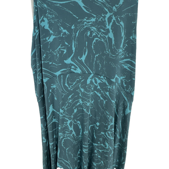 Athleta Santorini Thera High Neck Blue Modal Sleeveless Dress Women’s Size M - Picture 8 of 10